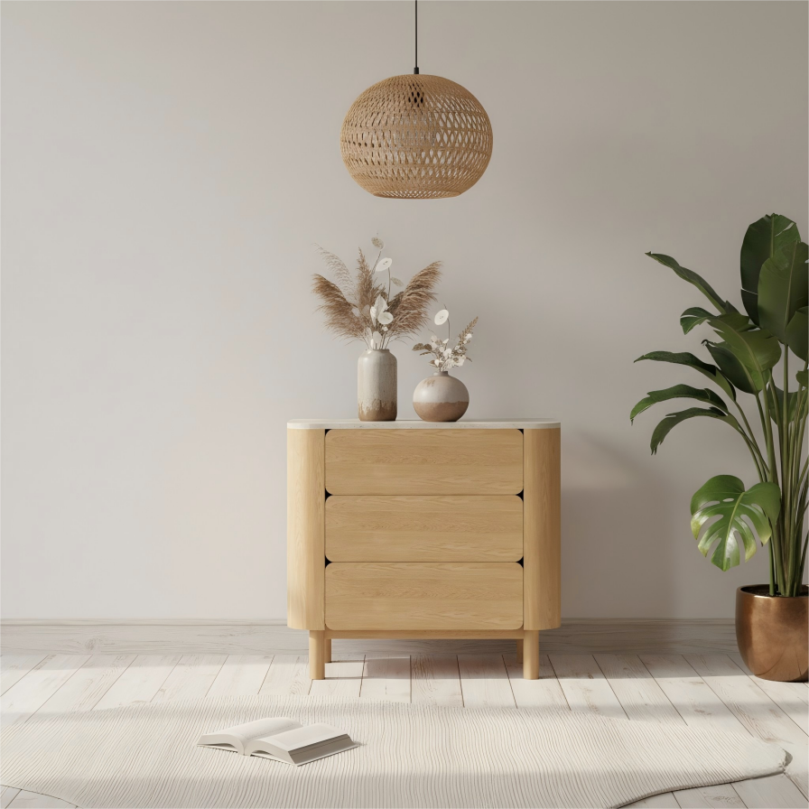 Curutimber 3-Drawer Cabinet